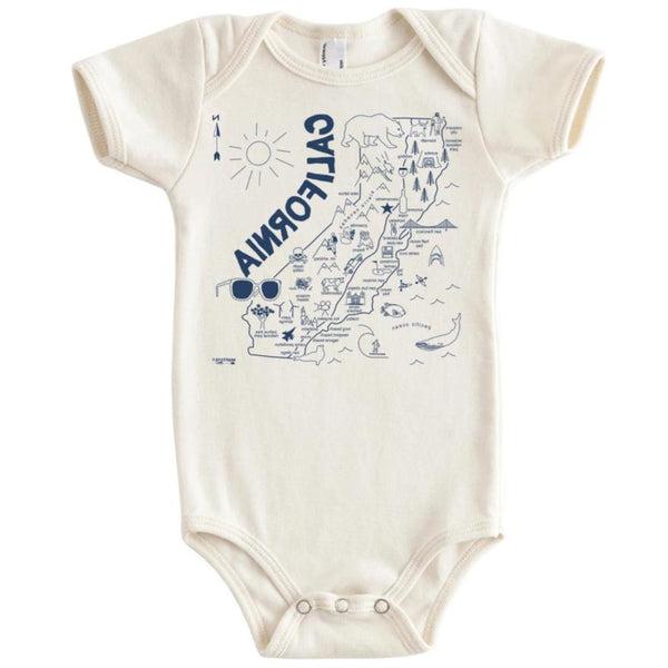 California Map Onesie