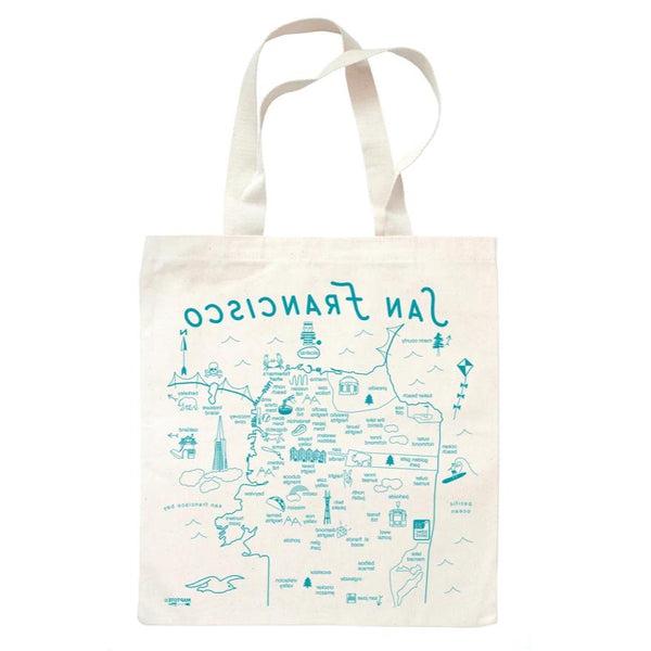 San Francisco Map Tote